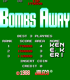 Bombs Away Title Screen